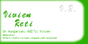 vivien reti business card